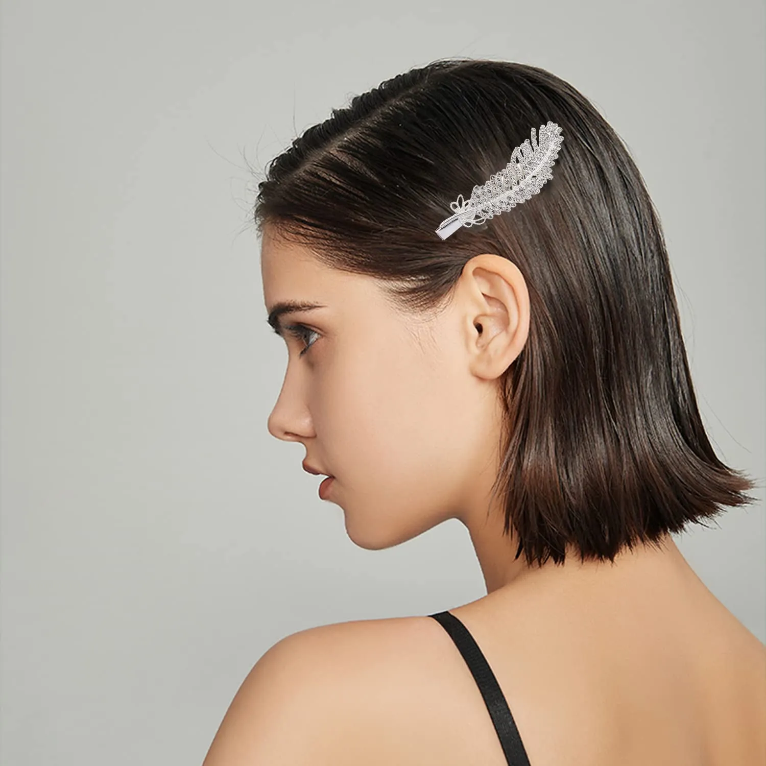 20 Pieces Pearl Hair Clips Set, Hair Barrettes Acrylic Resin Sweet Decorative Bobby Pins Hairpin Headwear Hair Accessories Headwear for Women and Girls