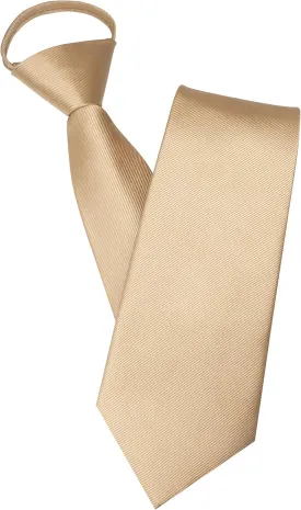 3.15Solid Color Pre-tied Adjustable Necktie for Business and Wedding