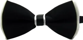 AWAYTR Men's Pre Tied Bow Ties for Wedding Party Fancy Plain Adjustable Bowties Necktie
