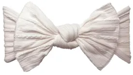 Baby Bling Ballet Pink Cable Knit Knot Headband