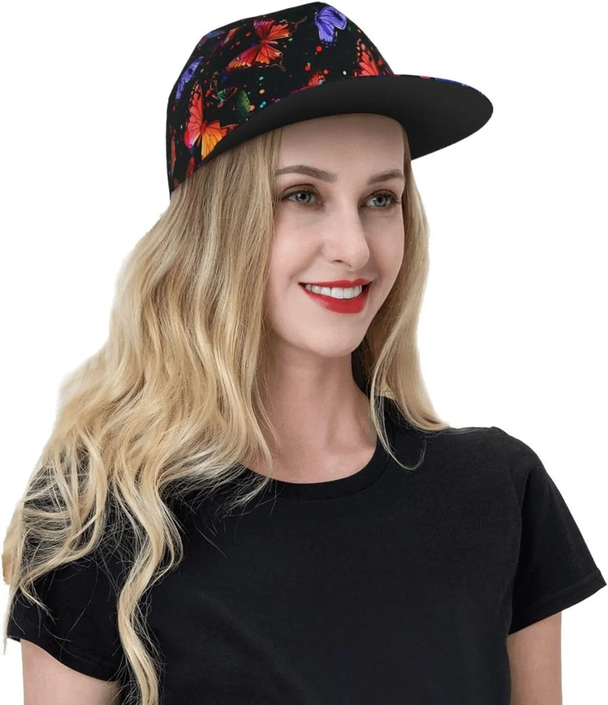 Baseball Cap Unisex Snapback Flat Hats Adjustable Casual Fashion Hip Hop Hat Style Adjustable Hat for Men Women