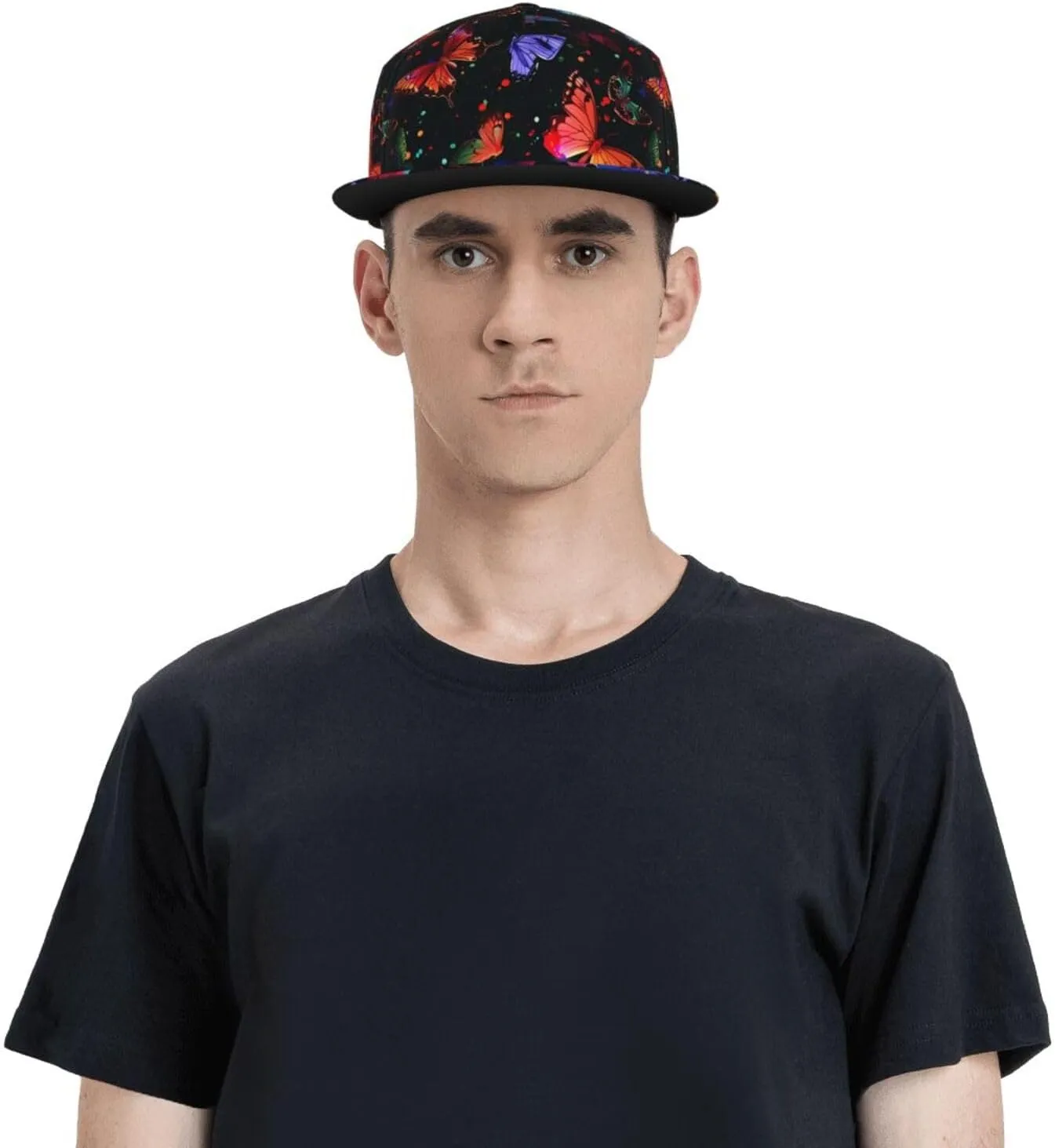 Baseball Cap Unisex Snapback Flat Hats Adjustable Casual Fashion Hip Hop Hat Style Adjustable Hat for Men Women