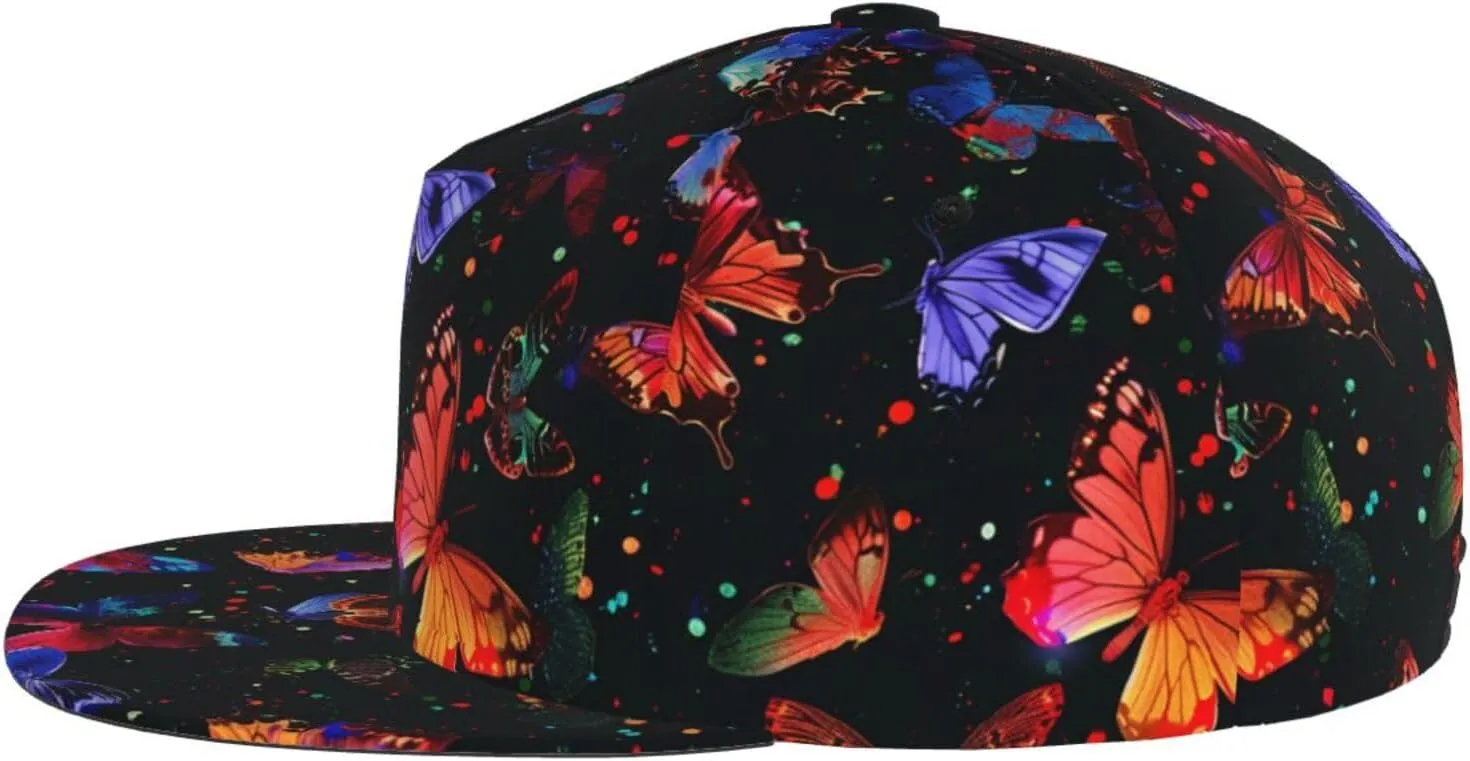 Baseball Cap Unisex Snapback Flat Hats Adjustable Casual Fashion Hip Hop Hat Style Adjustable Hat for Men Women