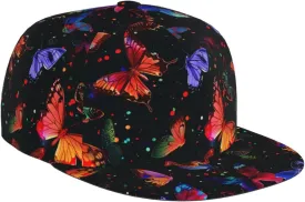 Baseball Cap Unisex Snapback Flat Hats Adjustable Casual Fashion Hip Hop Hat Style Adjustable Hat for Men Women