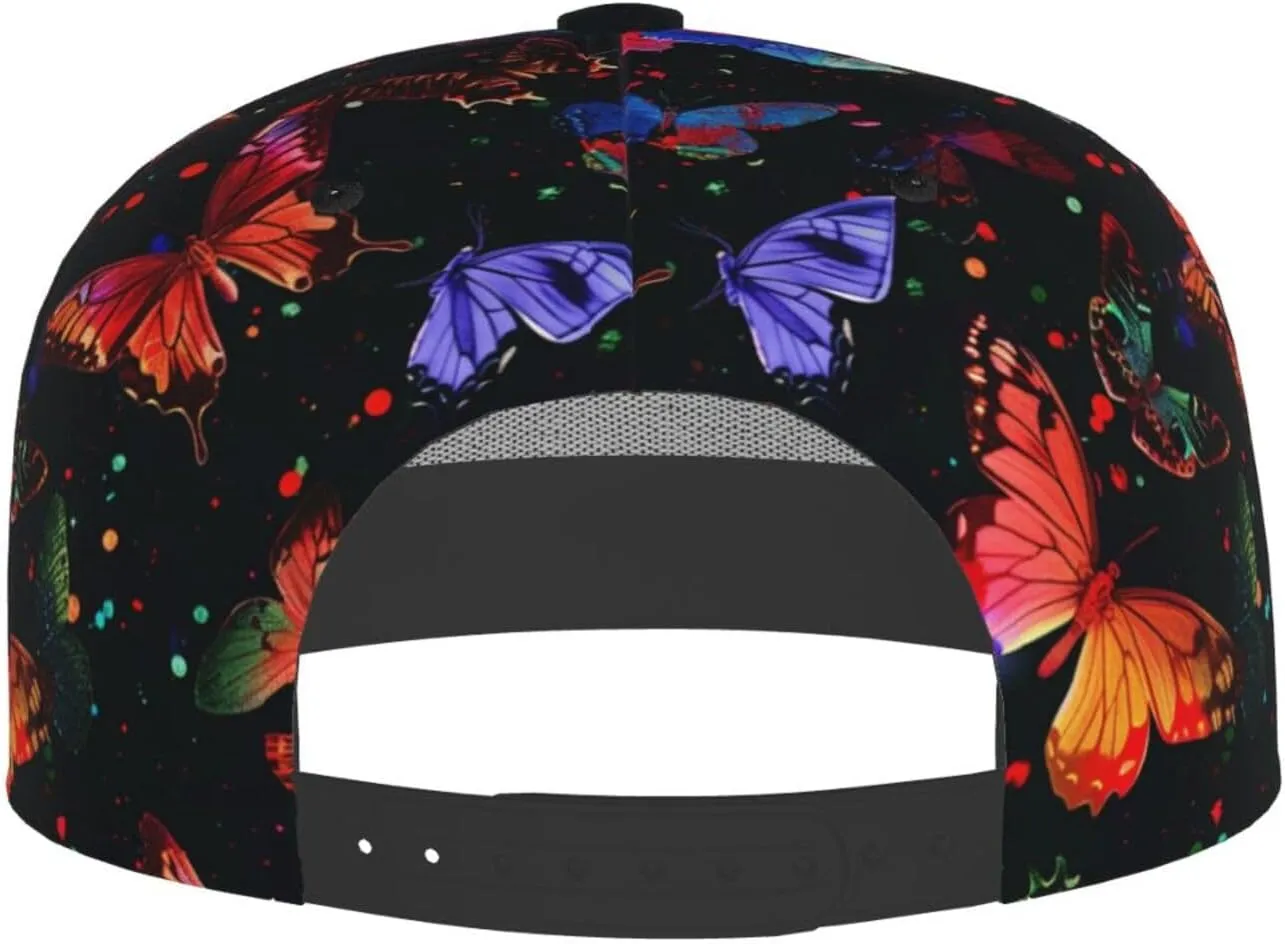Baseball Cap Unisex Snapback Flat Hats Adjustable Casual Fashion Hip Hop Hat Style Adjustable Hat for Men Women