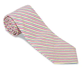 Blue/Yellow Avondale Stripes Necktie - F5015