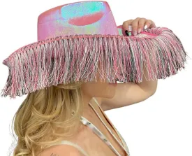 Cowboy Hat, Unisex Retro Cowboy Hat Western Large Brim Hat Hats Fedora Felt Cowboy Jazz Hat