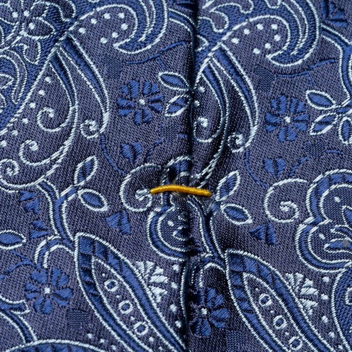 Eton Paisley Silk Tie 29 Navy