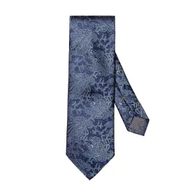 Eton Paisley Silk Tie 29 Navy