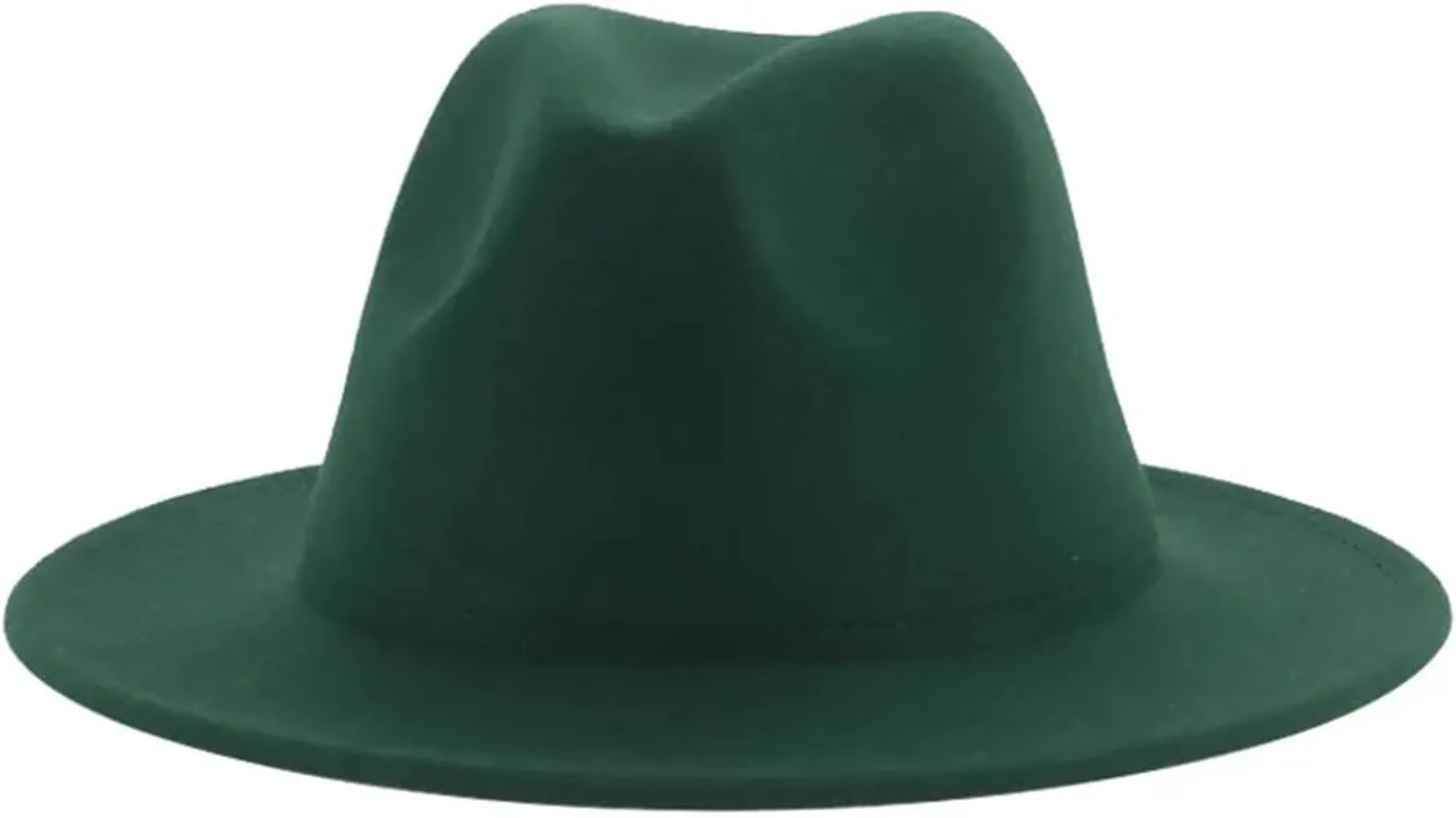 Fedora Hat Winter Man Hats for Women Formal Wedding Decorate khaki9 Panama Cap