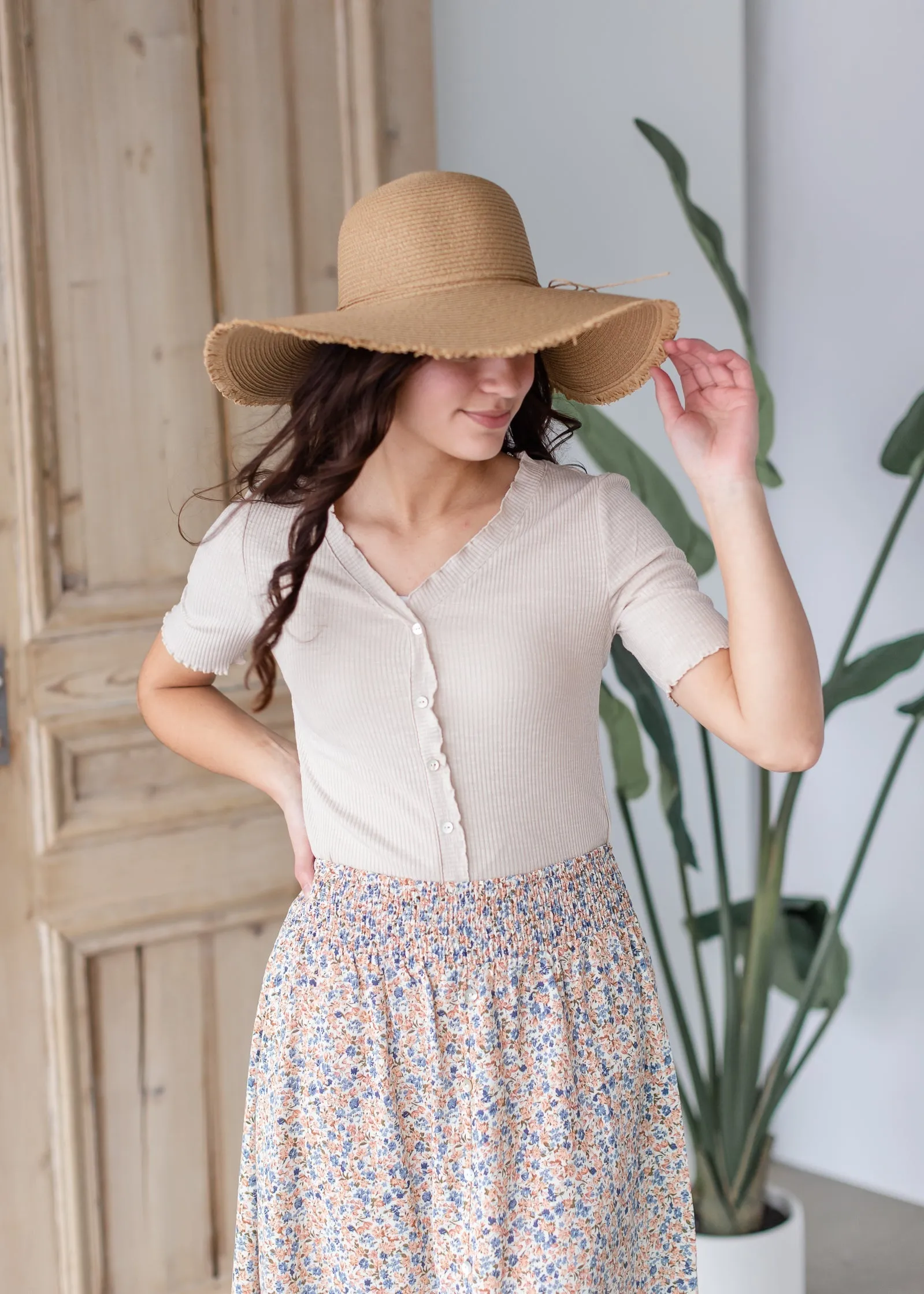 Floppy Straw Hat