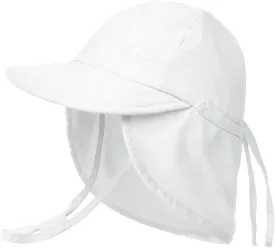 FURTALK Baby Sun Hat with Neck Flap UPF 50  Adjustable Baby Boys Girls Summer Beach Hat for Traveling Swim Hat