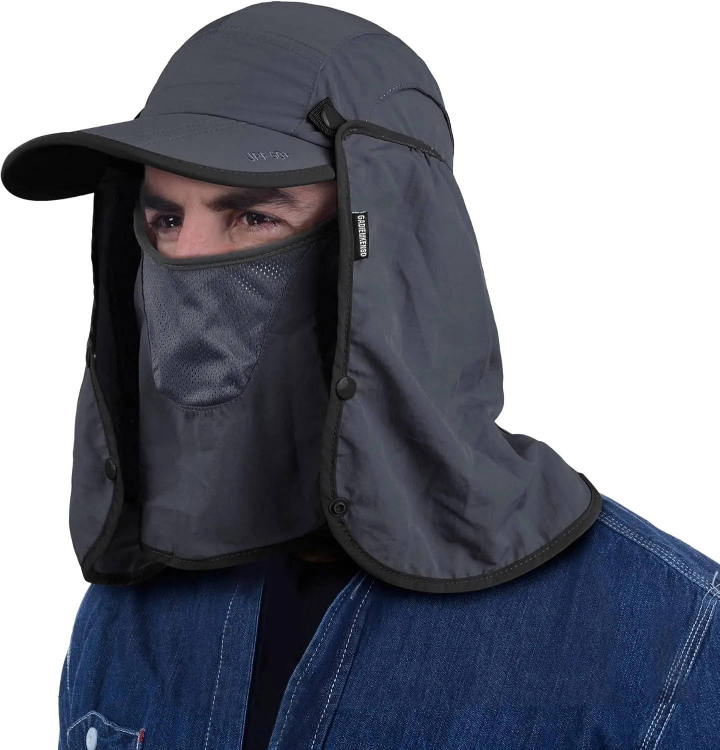 GADIEMKENSD UPF 50  Folding Fishing Hat 360 Outdoor Sun Hat