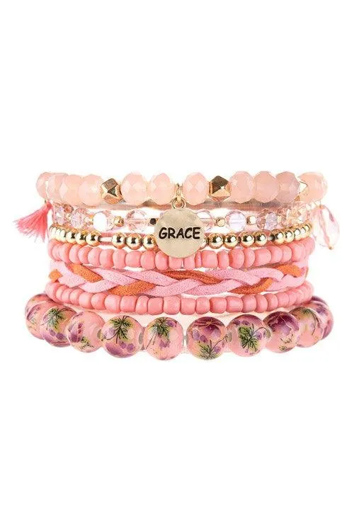 Grace Charm Stretch Bracelet