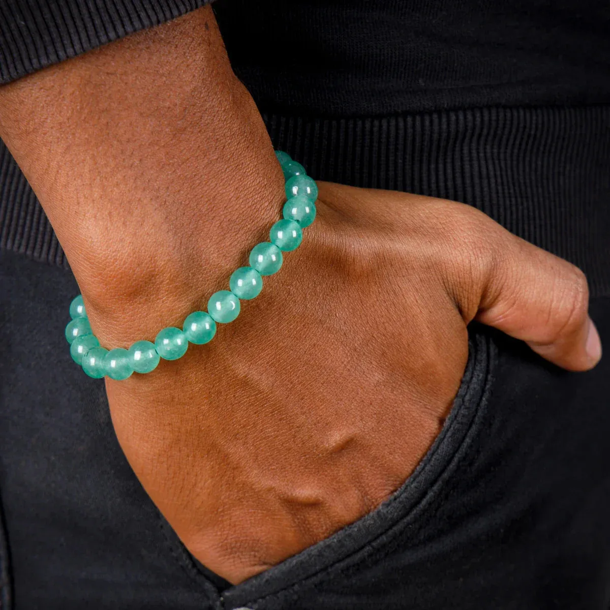 Green Aventurine Bracelet - 2.5 Inches | Aventurine Crystal Bracelet/ Gemstone Bracelet for Men & Women
