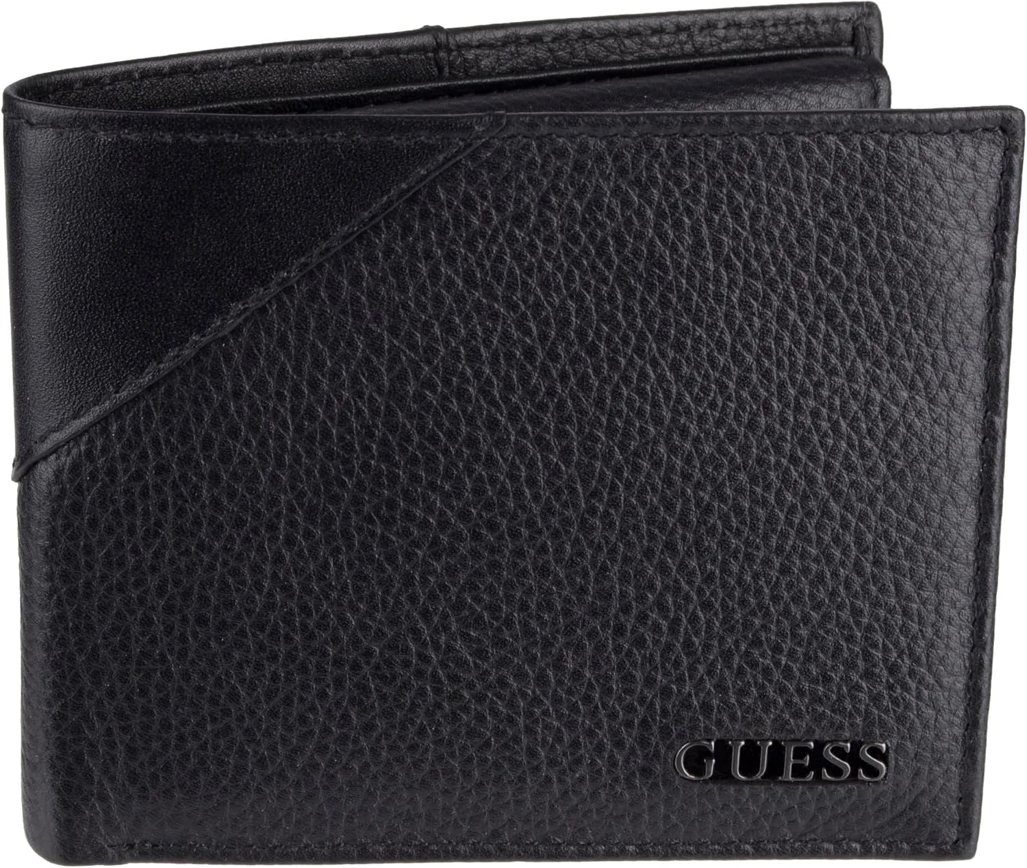 GUESS Men's Classic Bifold Wallet with Card Slots, Bill Compartment and Id Window