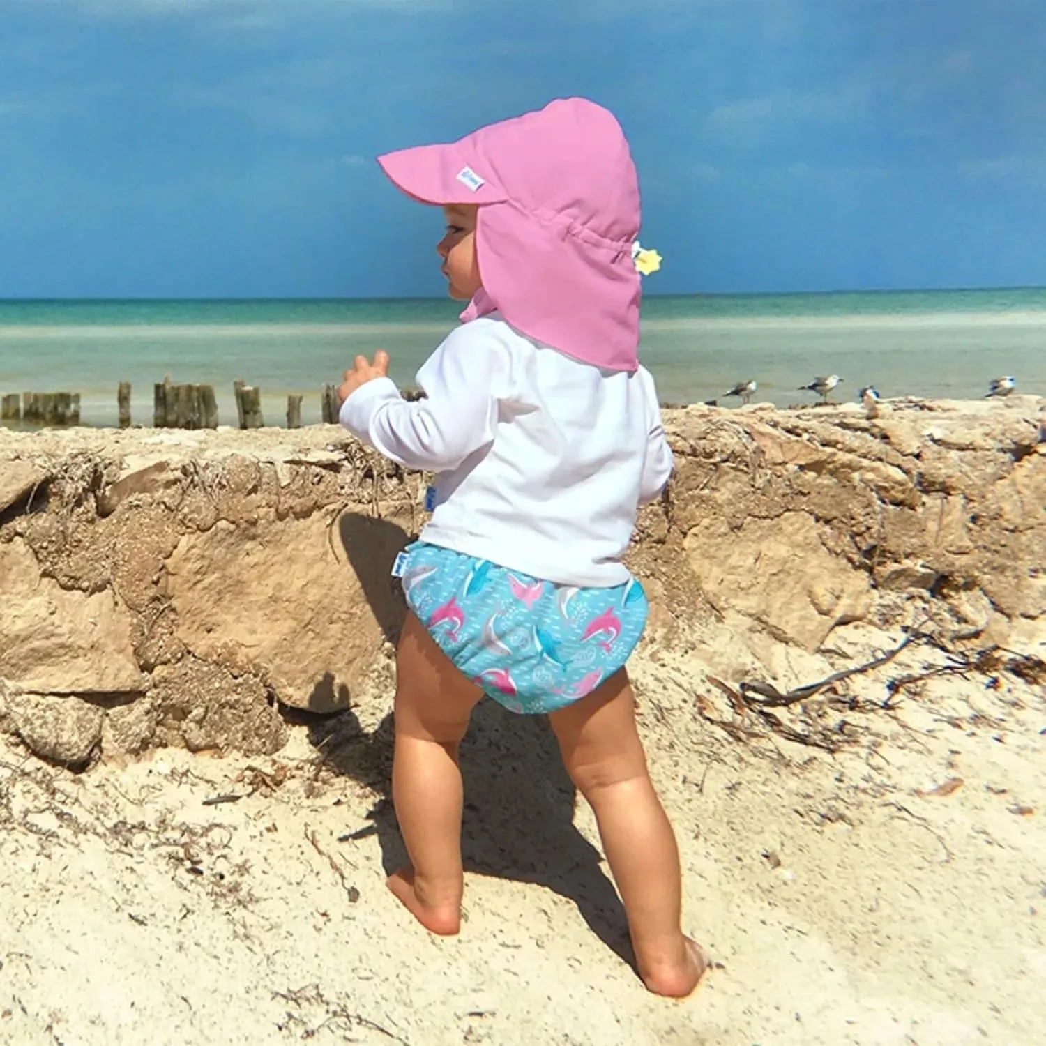 i play. Baby Flap Sun Protection Swim Hat