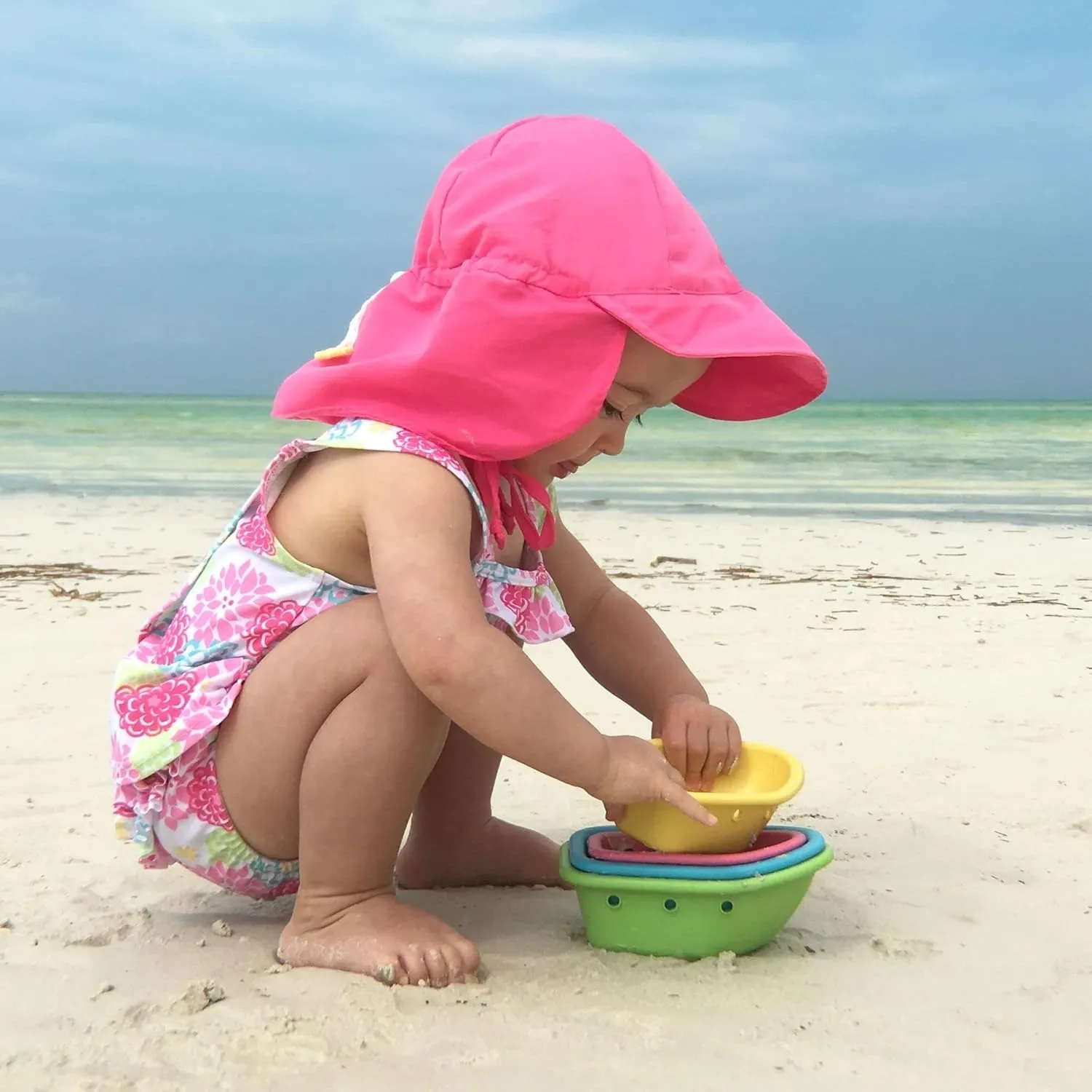 i play. Baby Flap Sun Protection Swim Hat