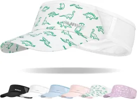 Kids Sun Visor Hats for Girls Boys Lightweight UPF50  Packable Sun Hat for Running Golf Outdoor Sports