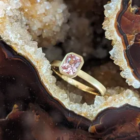 Kimberly Collins Peach Sapphire Yum Drop Ring