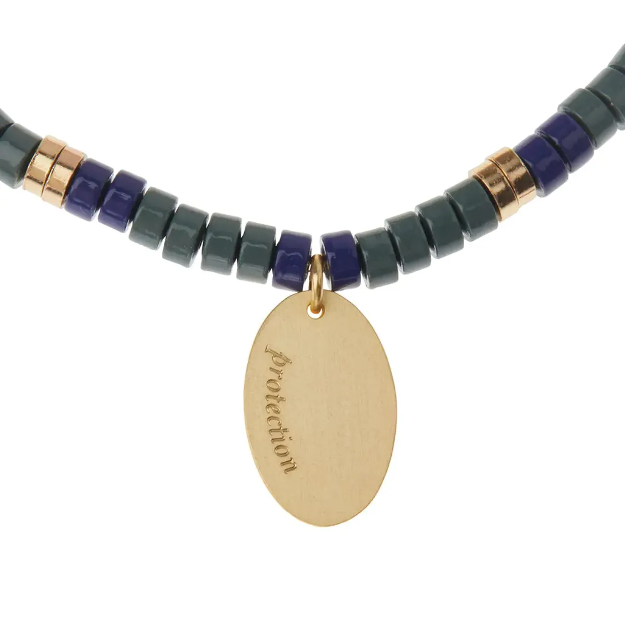 Labradorite Stone Intention Charm Bracelet