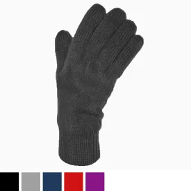 Ladies Knitted Thermal Thinsulate Lined Gloves