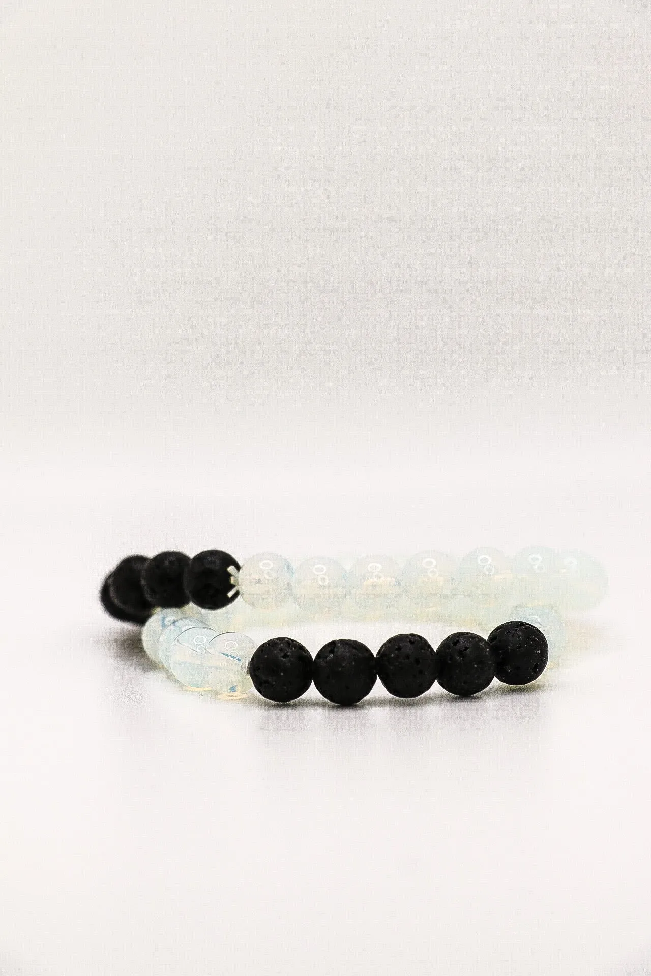 Lava Bead Opalite Bracelet