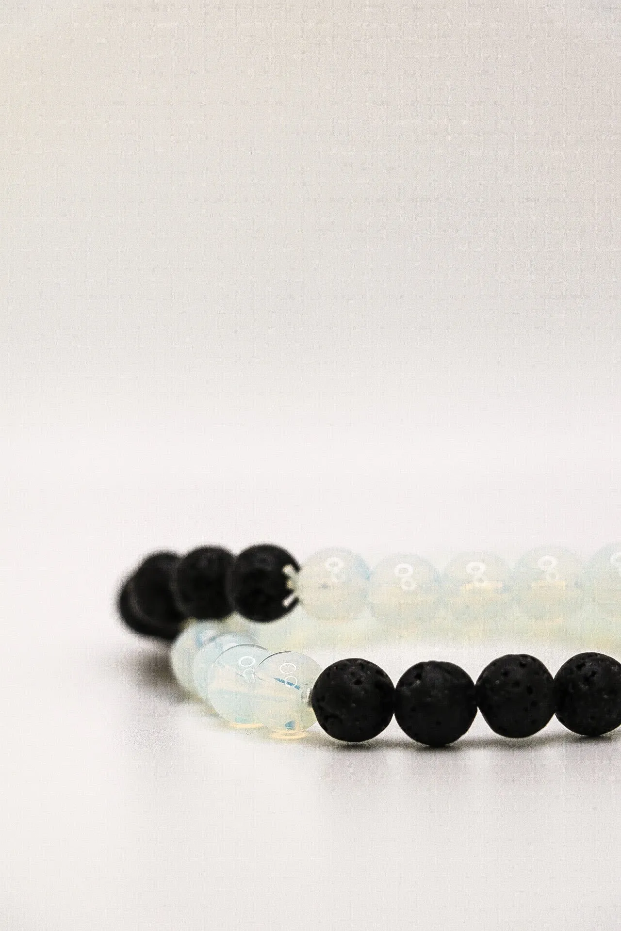 Lava Bead Opalite Bracelet