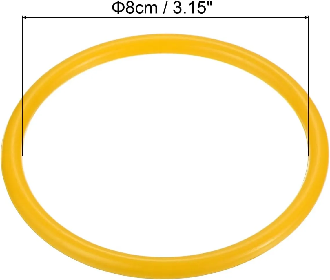 PATIKIL Carnival Ring-Toss Rings Plastic Hoops for Outdoor Party Favor Game Booth