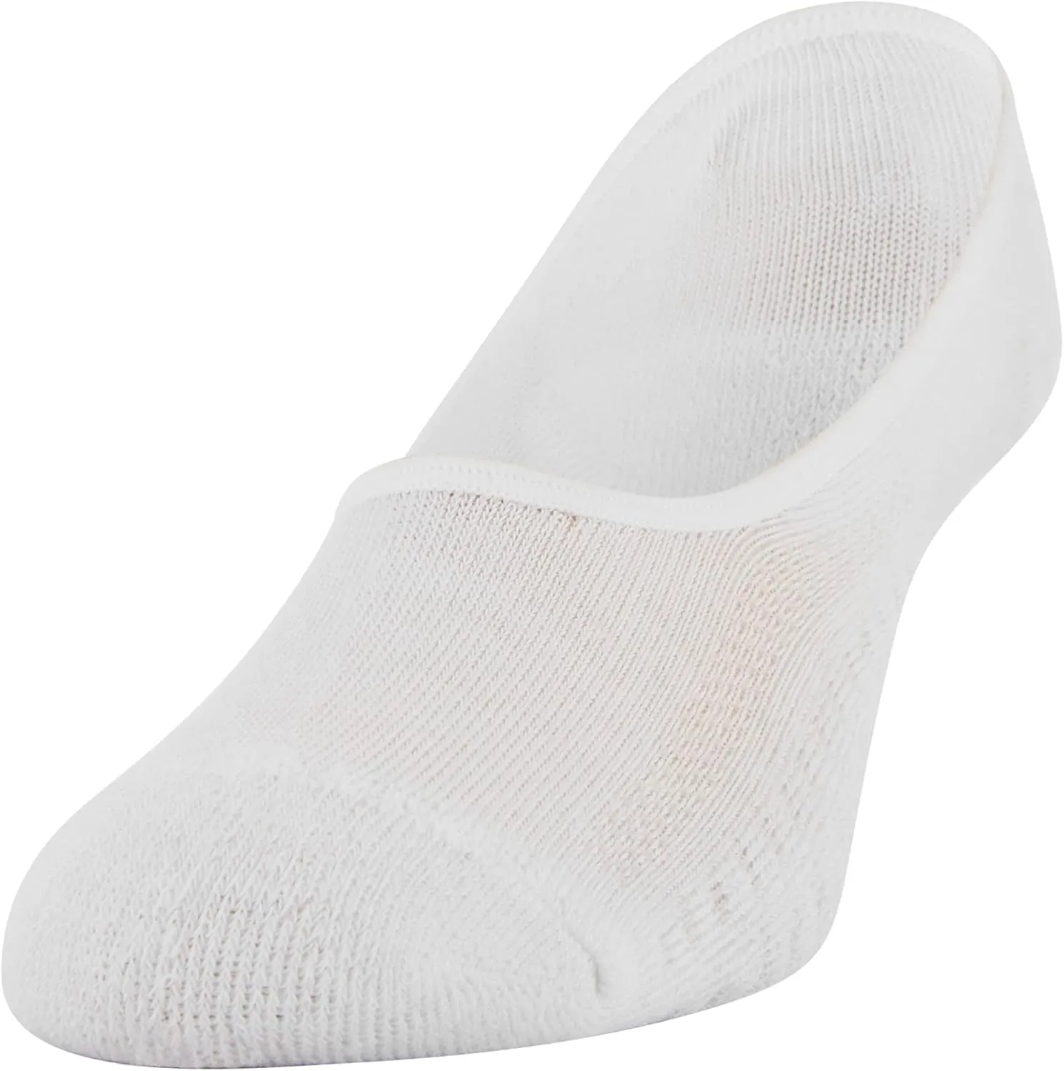 Peds Women's Zoned Cushion Mid Cut No Show Socks, 6-Pairs