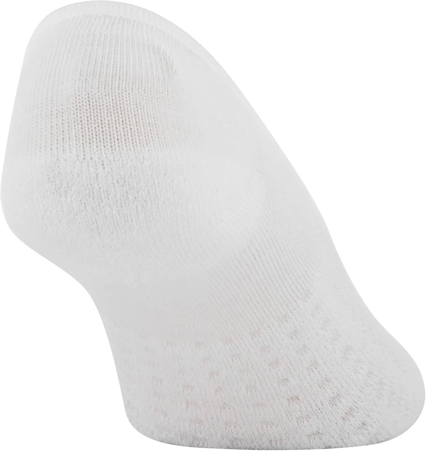 Peds Women's Zoned Cushion Mid Cut No Show Socks, 6-Pairs