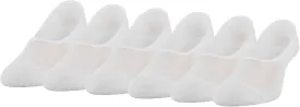Peds Women's Zoned Cushion Mid Cut No Show Socks, 6-Pairs