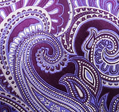 Purple Paisley Tie