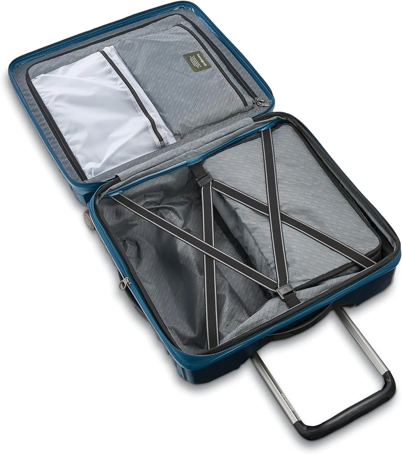 Samsonite Stryde 2 Hardside Expandable Luggage with Double Spinner Wheels, Medium Glider, Deep Teal