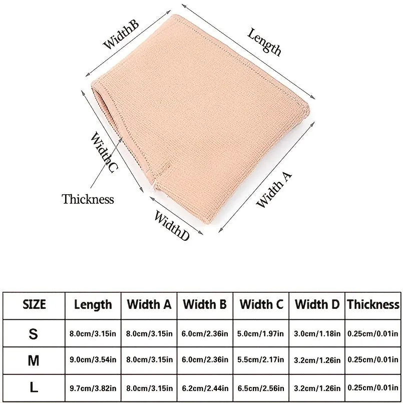 Silicone Gel Half Insoles: Comfortably Correct Hallux