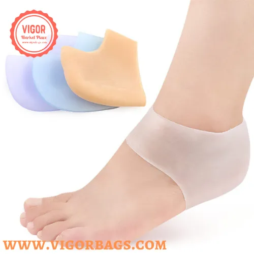 Silicone Gel Heel Protector Foot Care & Ankle Silicone Gel Heel Pad Combo Pack