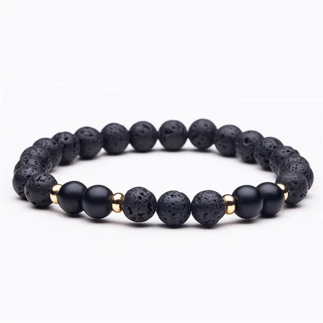 Stone Beaded Charm Bracelets