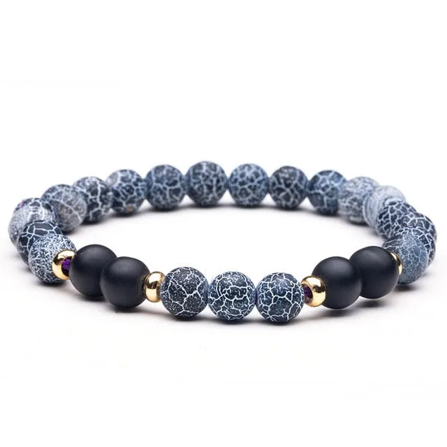 Stone Beaded Charm Bracelets