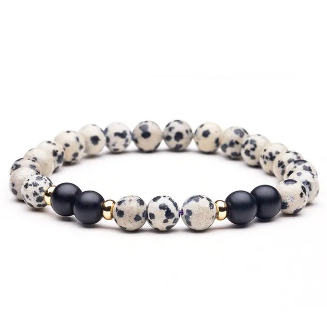 Stone Beaded Charm Bracelets