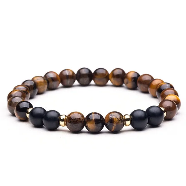 Stone Beaded Charm Bracelets
