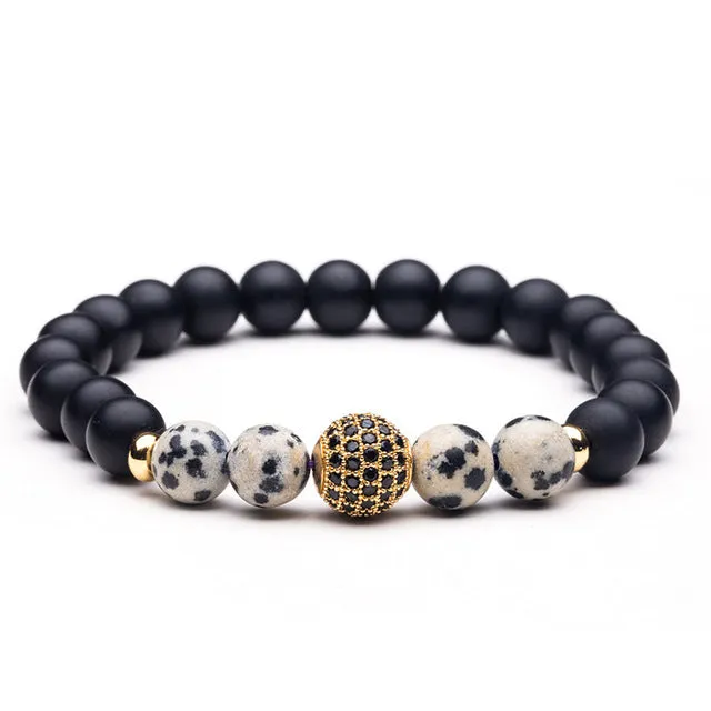 Stone Beaded Charm Bracelets