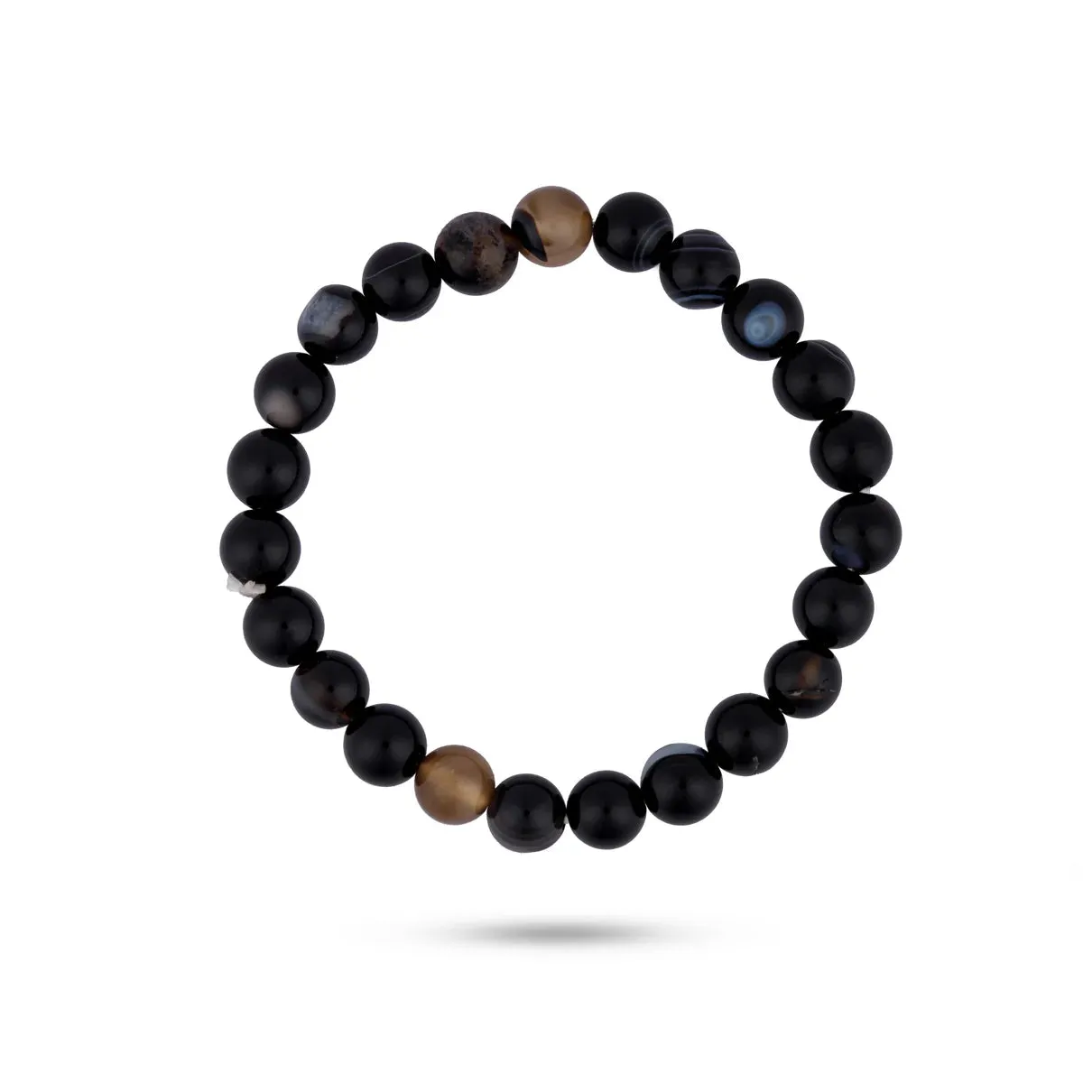 Sulemani hakik Bracelet - 2.5 Inches | Black Hakik Bracelet/ Crystal Bracelet for Men & Women