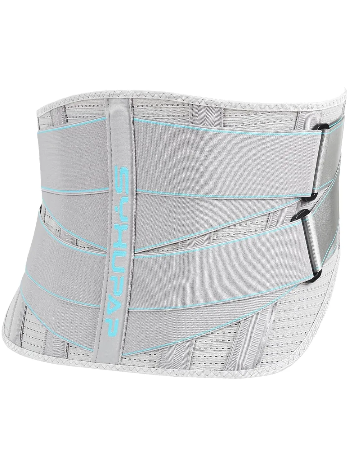 SYXUPAP Waist Back Support Belt for Men Women, Back Brace with Dual Adjustable & Breathable, Lumbar Support Belt for Lower Back Pain Relief from Sciatica, Hernated Disc, Scoliosis