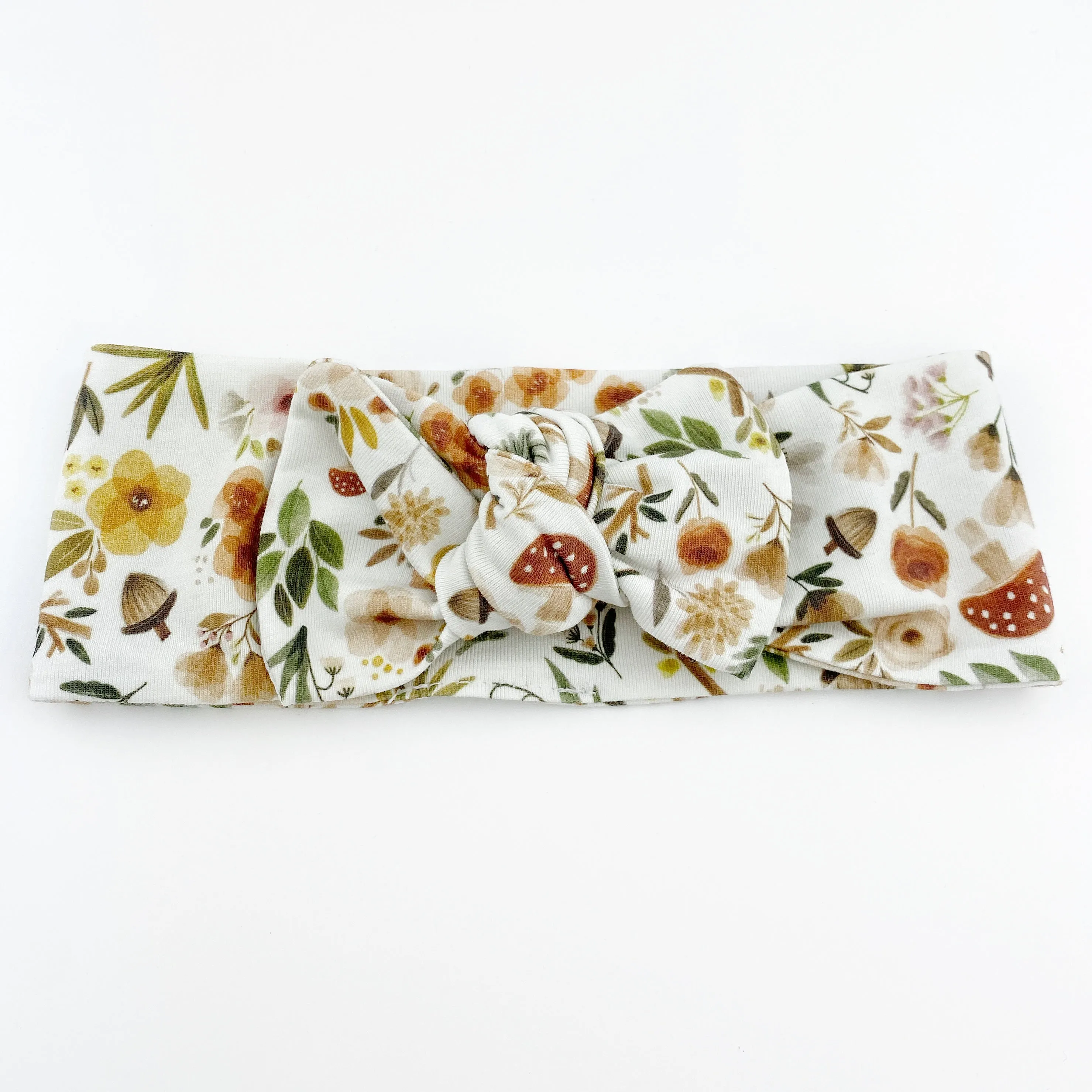 Top Knot Headband -  Forest Florals - Newborn to Adult