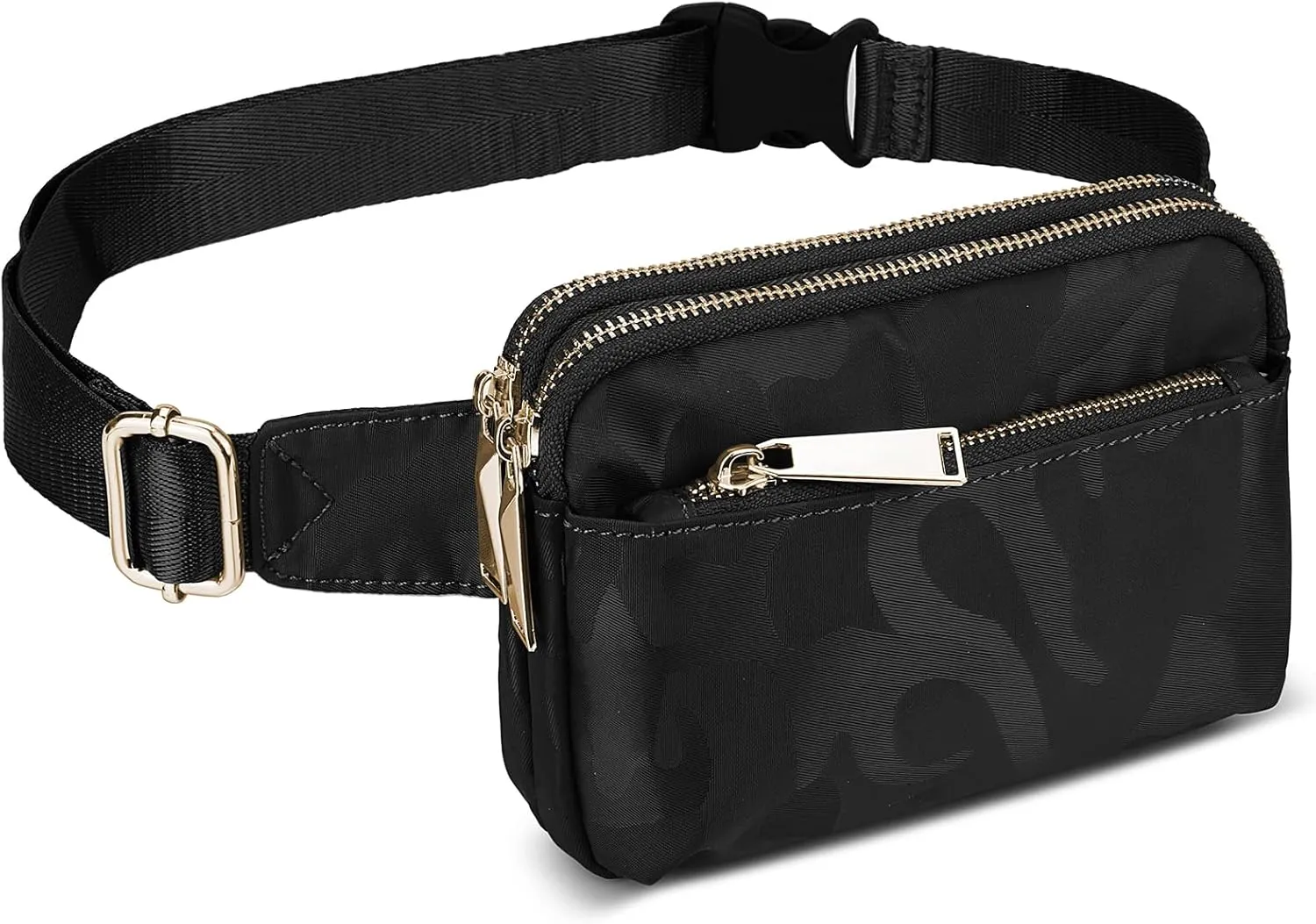 Uromee Fanny Packs for Women Crossbody Belt Bag Nylon Fashion Mini Waist Bag Everywhere Travel Hiking Running Adjustable Strap