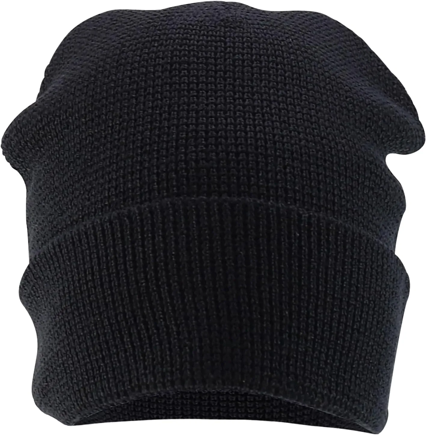 XXL Oversized Waffle Knit Pattern Winter Long Beanie